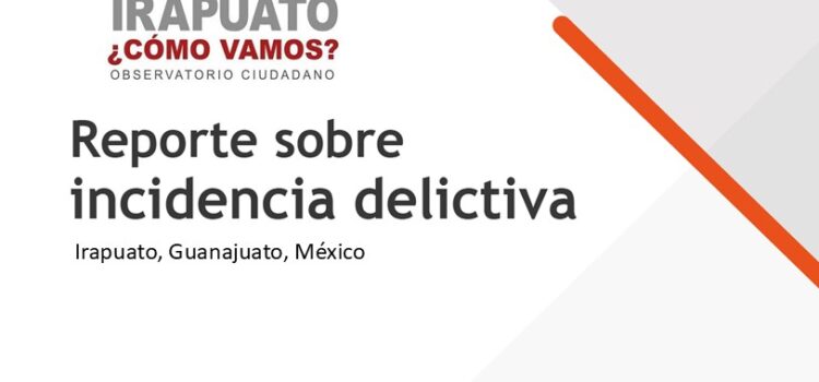 Reporte anual de incidencia delictiva en Irapuato 2025
