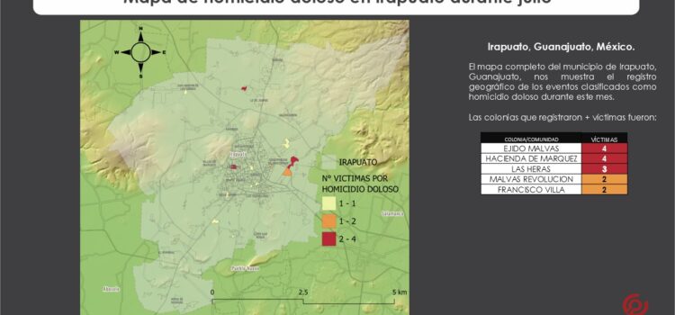 Reporte de víctimas por homicidio doloso en Irapuato, Guanajuato durante agosto 2026 Reporte de víctimas por homicidio doloso en Irapuato, Guanajuato durante agosto 2026